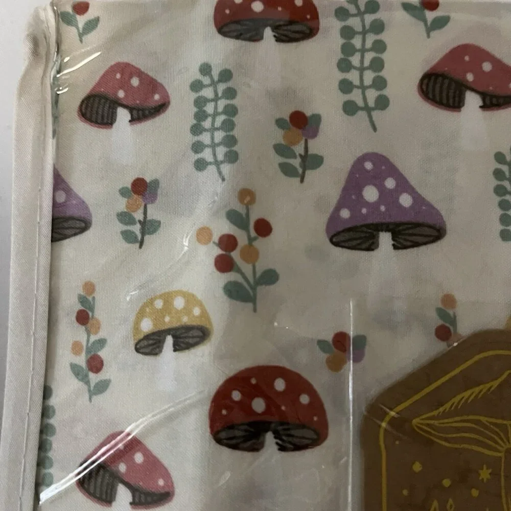 Enchanted Sheet Set Twin XL All‎ Over Colorful Mushroom Print Retro 70s Whimsy
